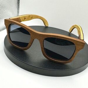 NIB: BANG Mexico: Wooden Polarized Sunglasses: Cosmos